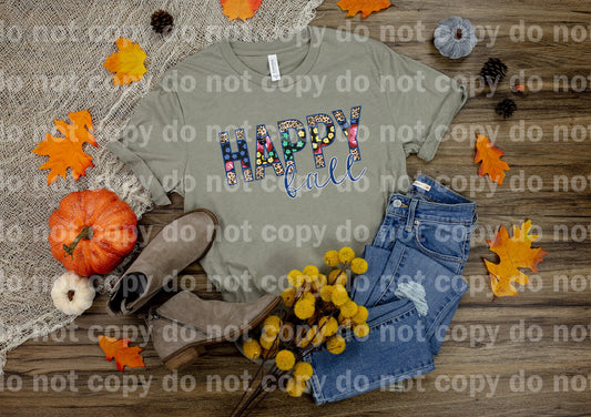 Happy Fall Flower Dream Print or Sublimation Print