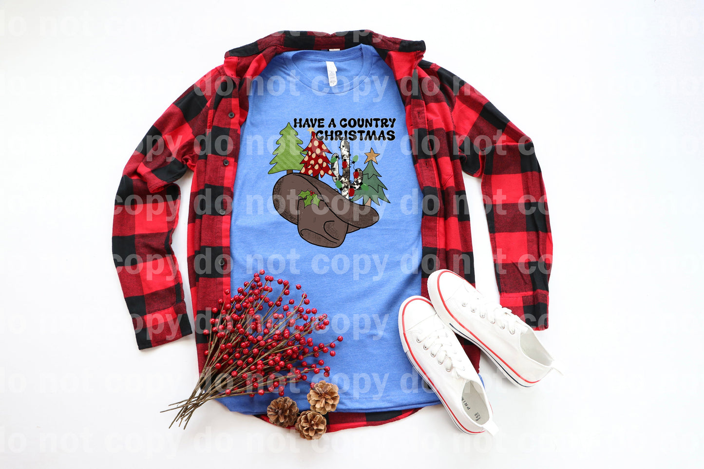 Have A Country Christmas Dream Print or Sublimation Print
