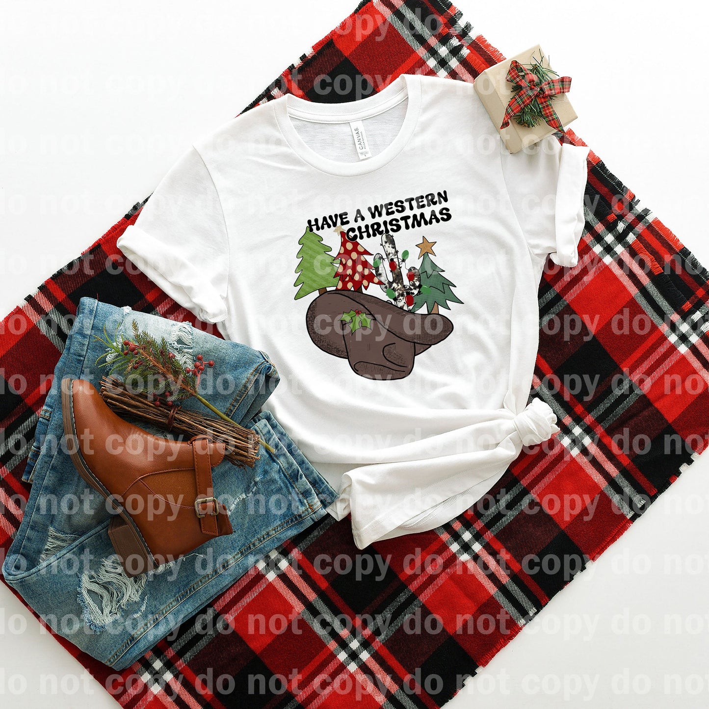 Have A Western Christmas Dream Print or Sublimation Print