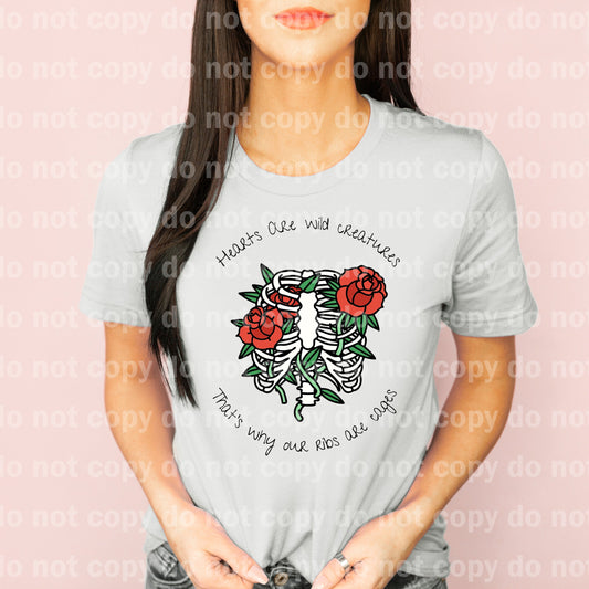 Hearts Are Wild Creatures That's Why Our Ribs Are Cages Dream Print or Sublimation Print