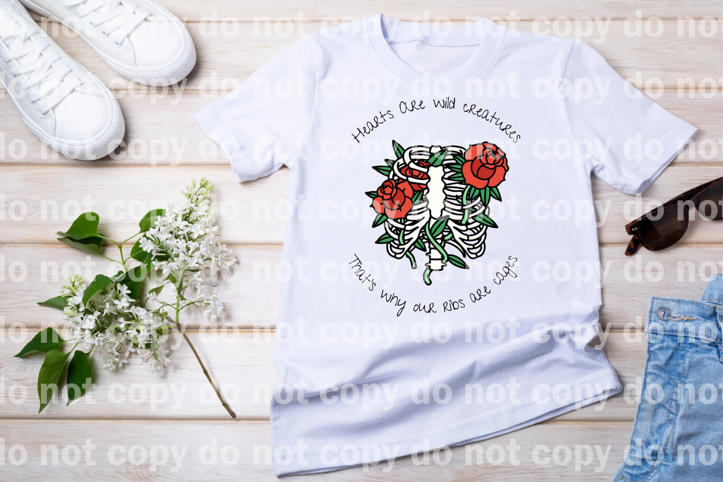 Hearts Are Wild Creatures That's Why Our Ribs Are Cages Dream Print or Sublimation Print