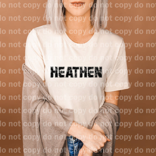 Heathen Distressed Black/White Dream Print or Sublimation Print