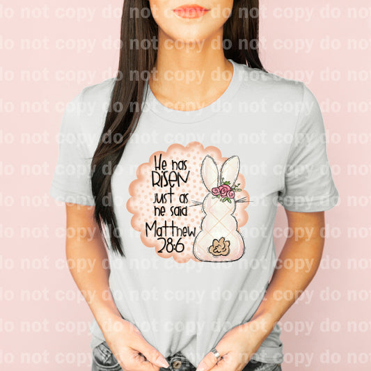 He Has Risen Just As He Said Bunny Dream Print or Sublimation Print