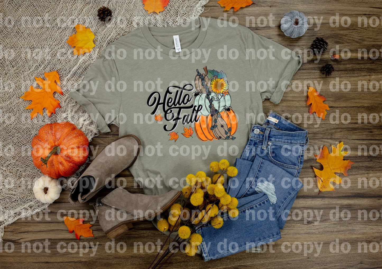 Hello Fall Dream Print or Sublimation Print