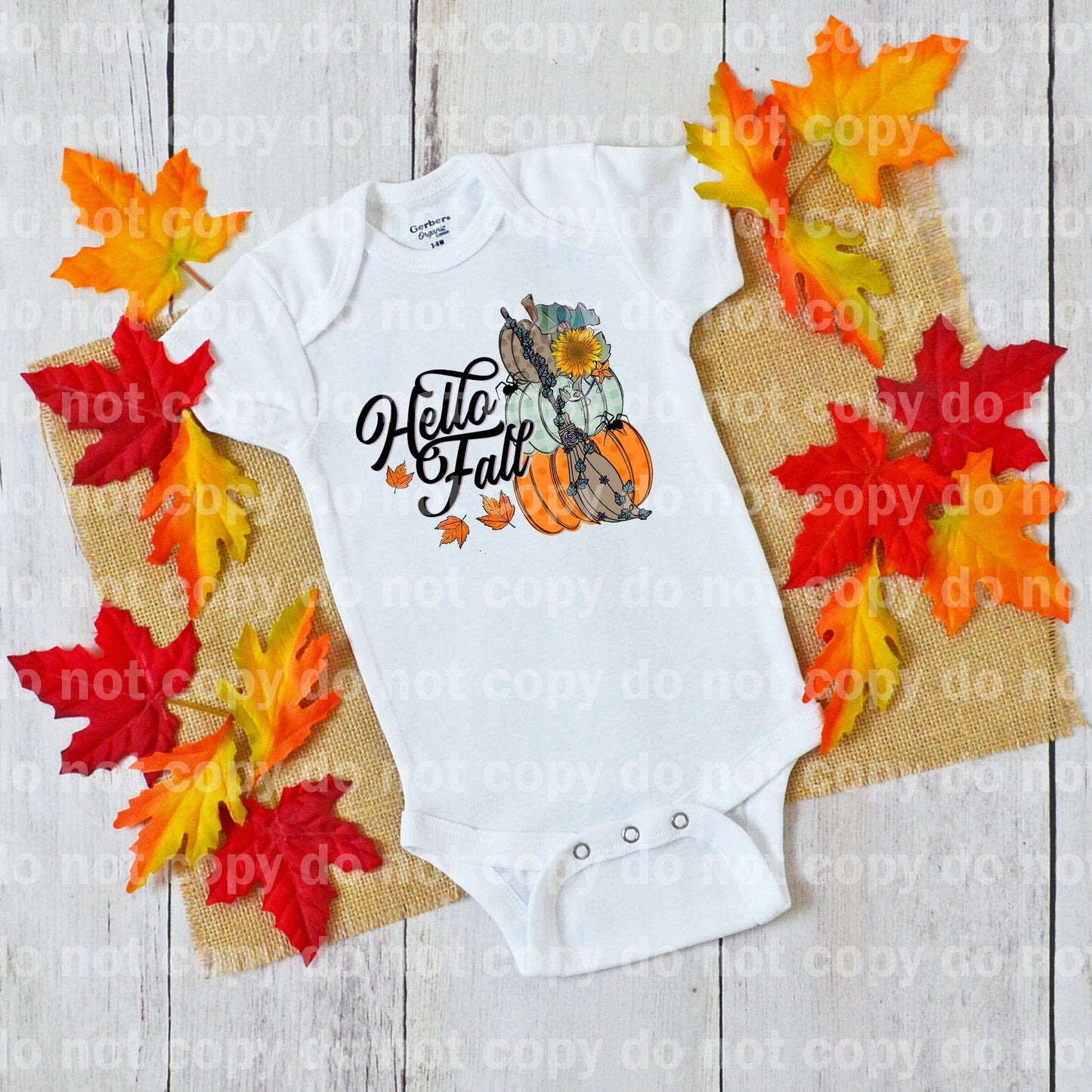 Hello Fall Dream Print or Sublimation Print