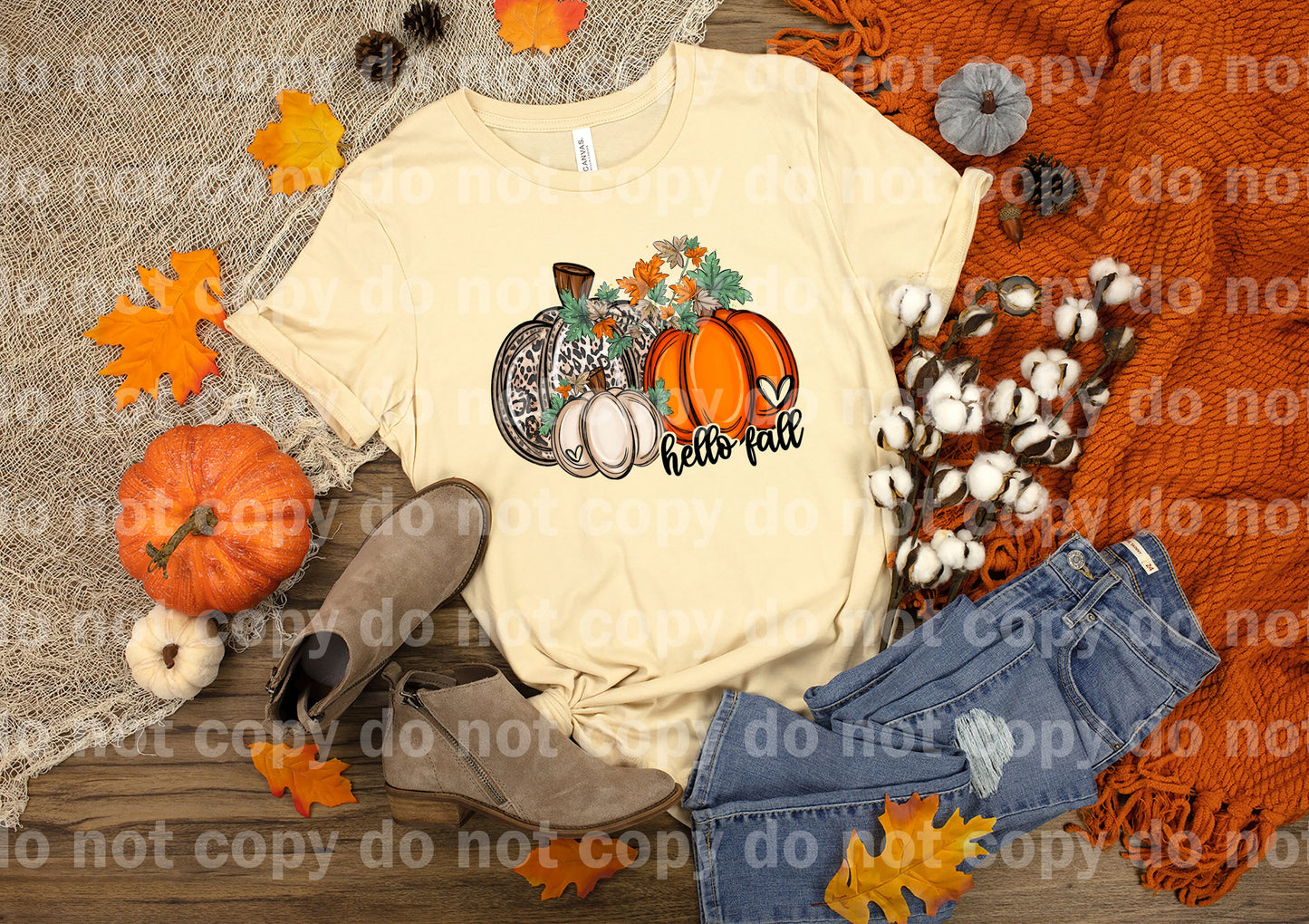 Hello Fall Dream Print or Sublimation Print