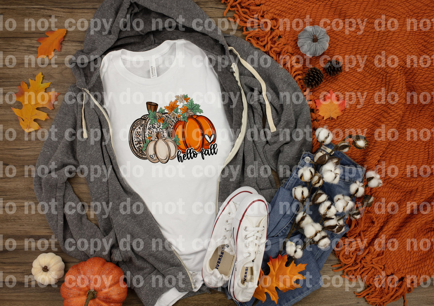 Hello Fall Dream Print or Sublimation Print