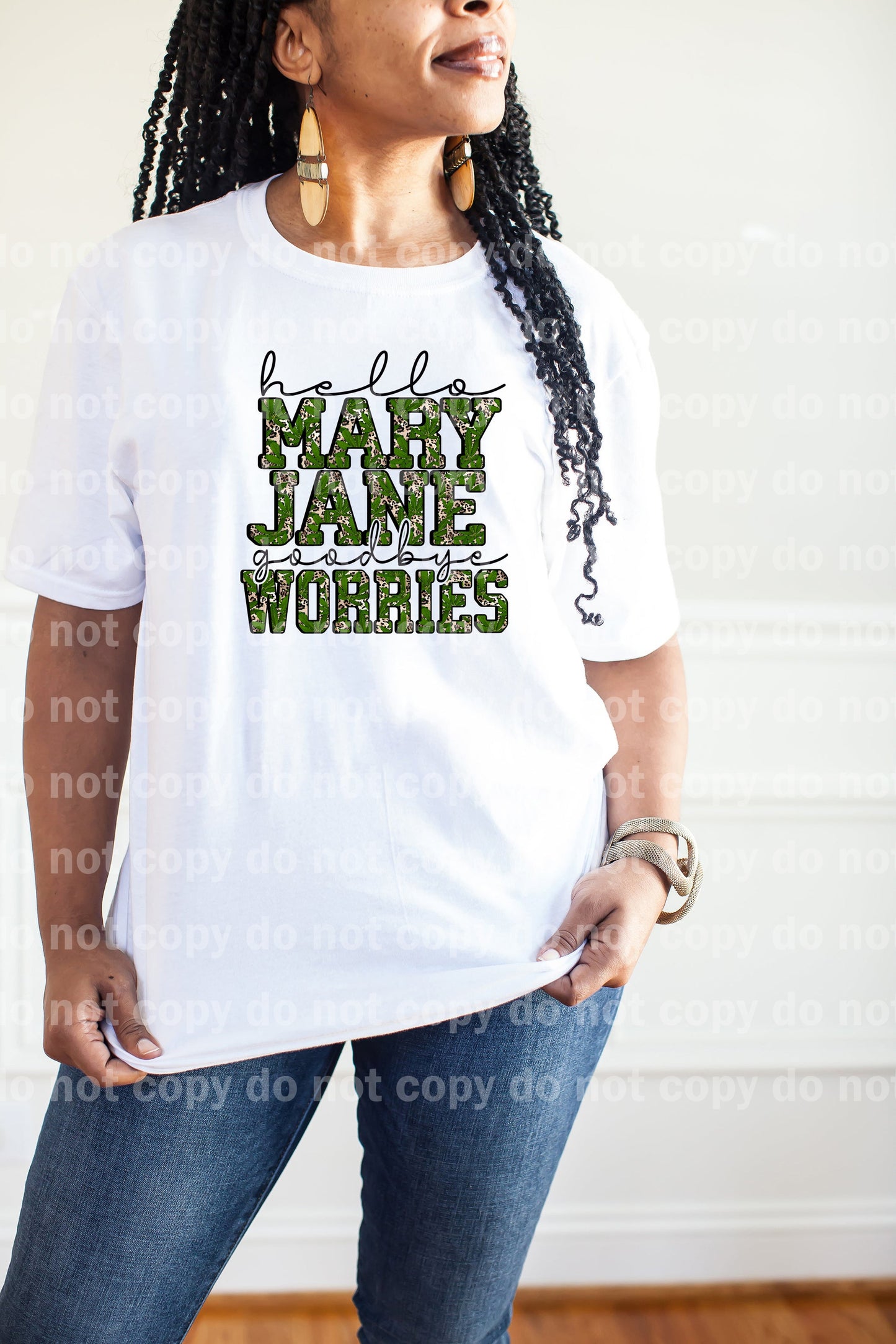 Hello Mary Jane Goodbye Worries Dream Print or Sublimation Print