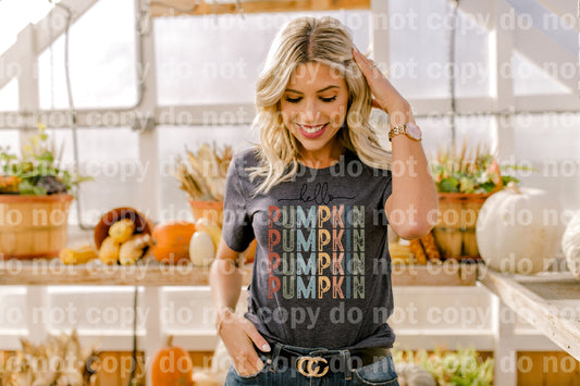 Hello Pumpkin Stacked Dream Print or Sublimation Print