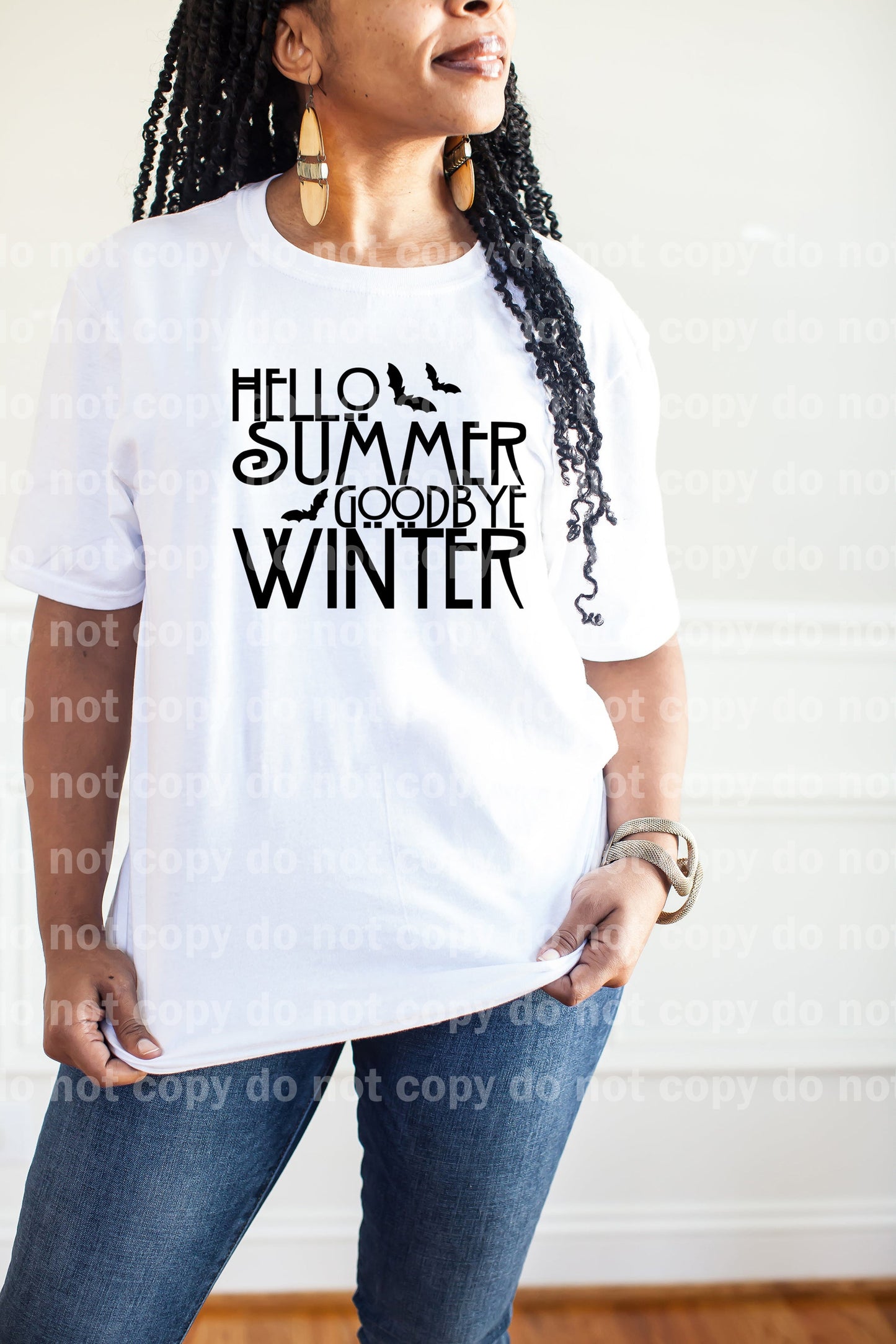 Hello Summer Goodbye Winter Black/White Dream Print or Sublimation Print