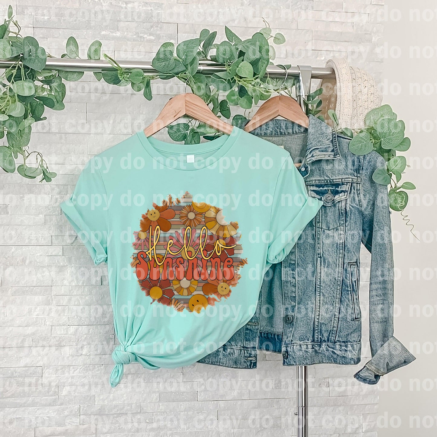 Hello Sunshine Floral Dream Print or Sublimation Print