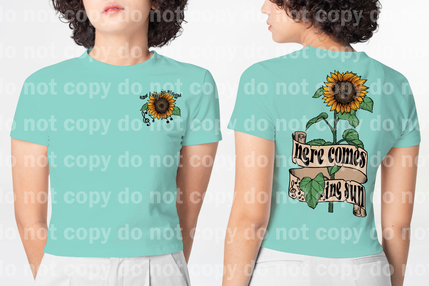 Here Comes The Sun And I Say It's Alright Set Dream Print or Sublimation Print