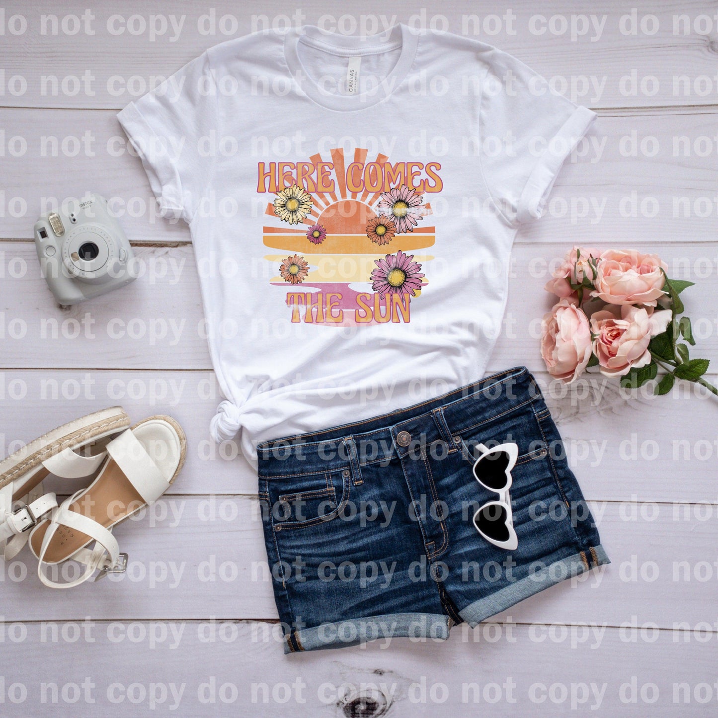 Here Comes The Sun Floral Dream Print or Sublimation Print