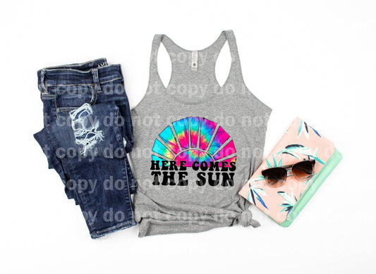 Aquí viene el sol Tie Dye Dream Print o Impresión por sublimación