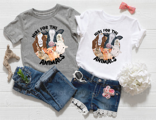 Here For The Animals Dream Print or Sublimation Print