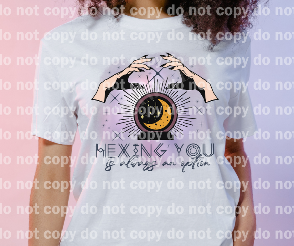 Hexing You Is Always An Option Witch Hand Crystal Ball Dream Print or Sublimation Print