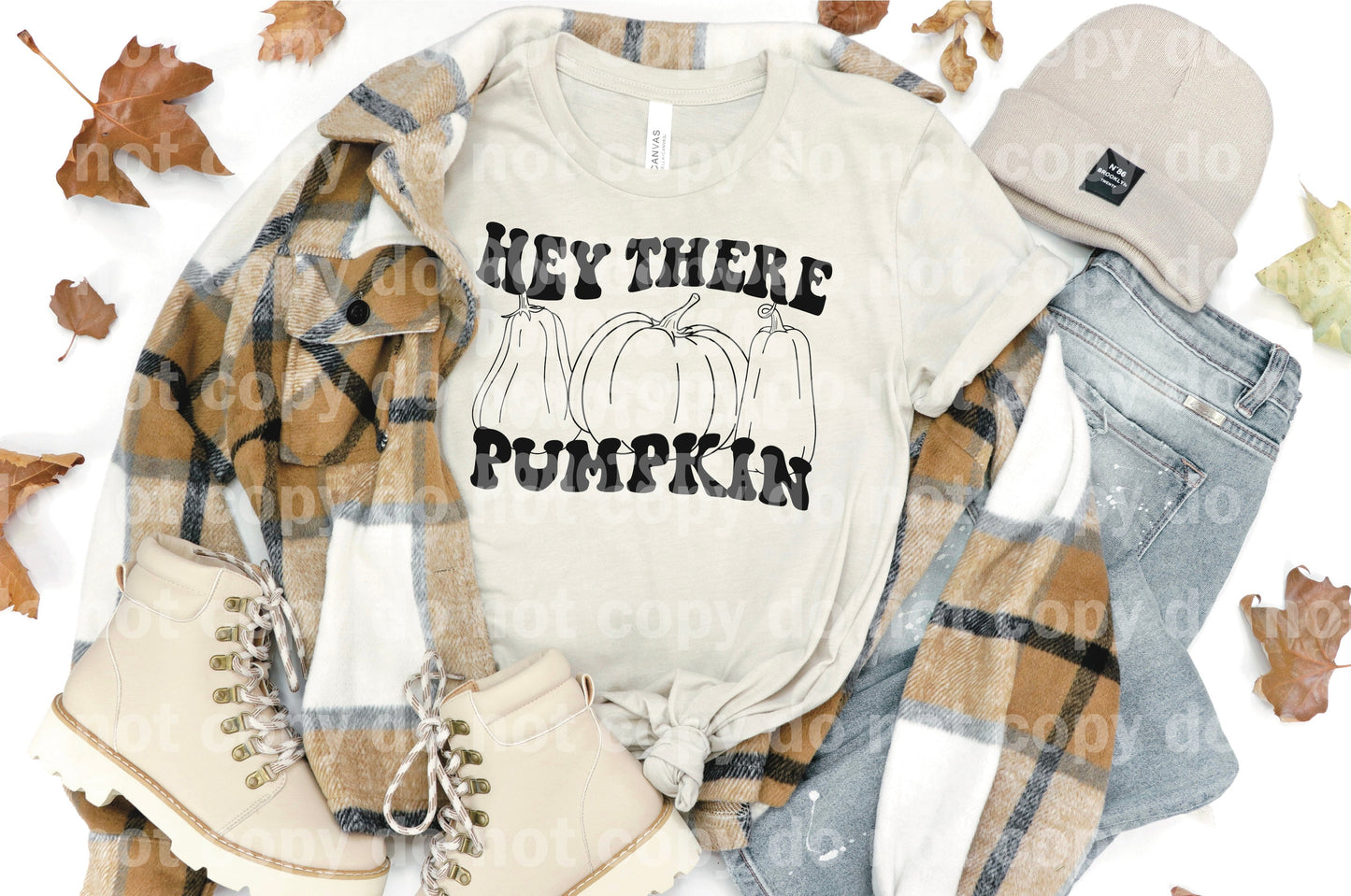 Hey There Pumpkin Full Color/One Color Dream Print or Sublimation Print