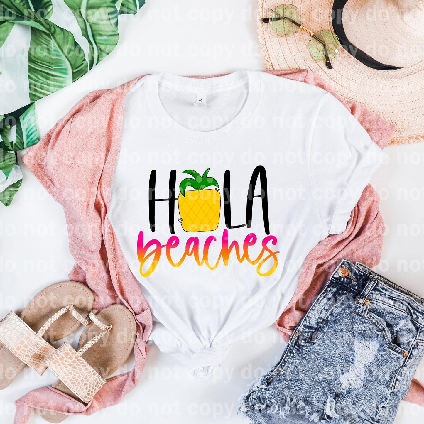 Hola Beaches Plant Dream Print or Sublimation Print