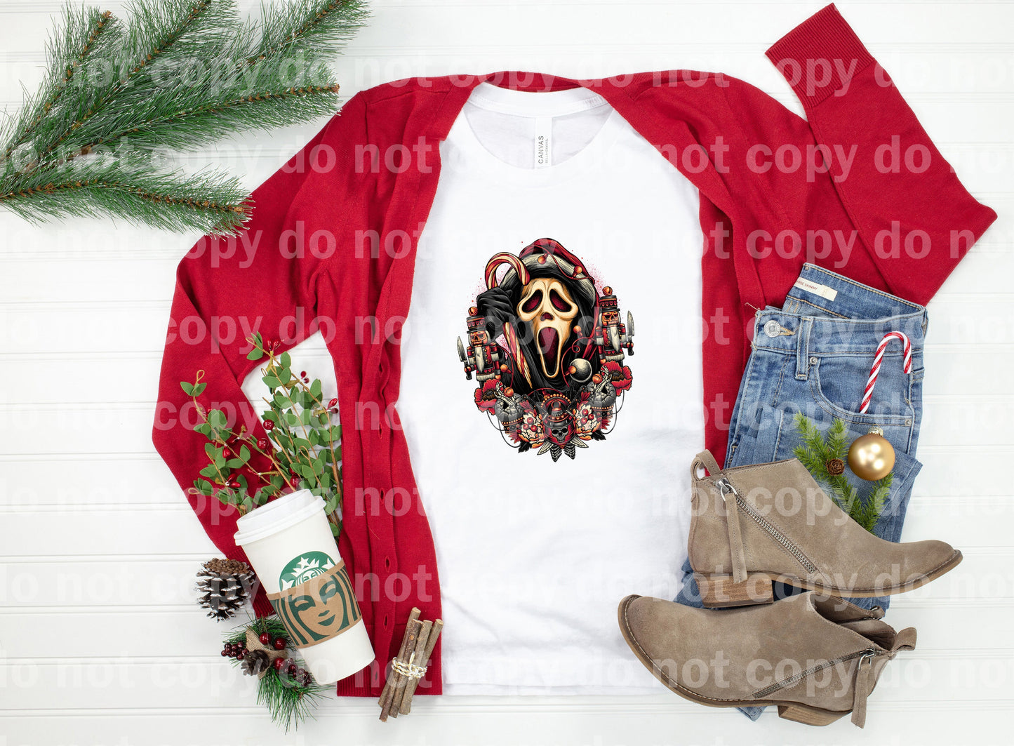 Ghost Face Christmas Dream Print or Sublimation Print