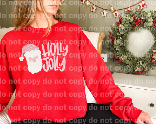 Holly Jolly Santa Dream Print