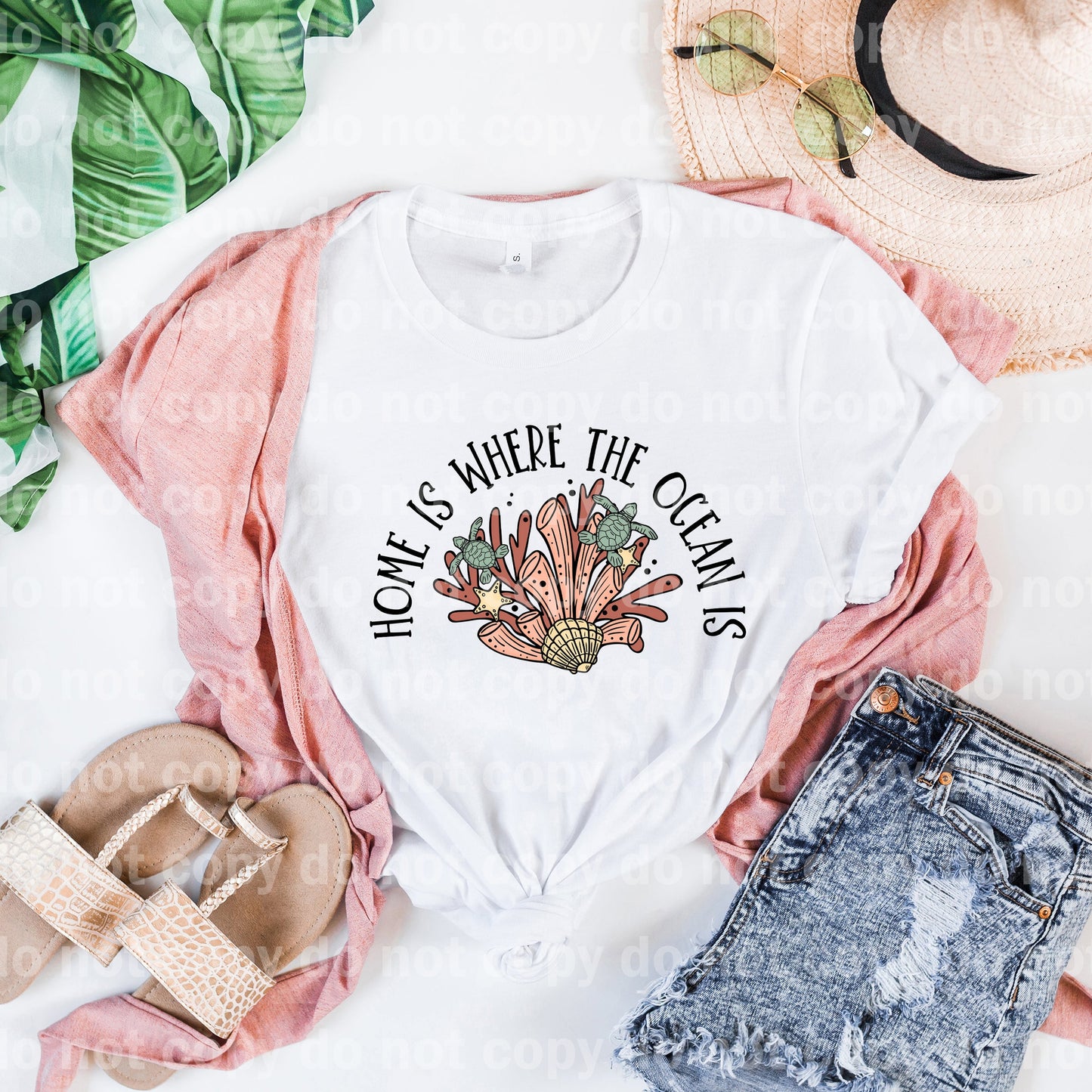 Home Is Where The Ocean Is Full Color/One Color Dream Print or Sublimation Print