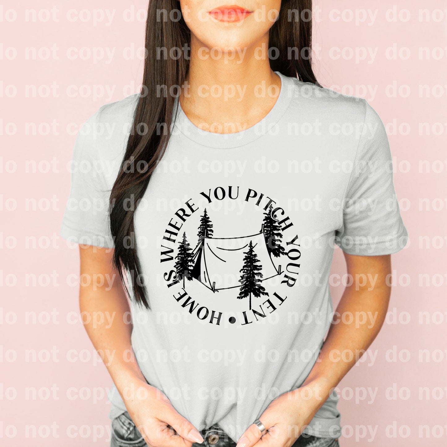 Home Is Where You Pitch Your Tent Full Color/One Color Dream Print or Sublimation Print