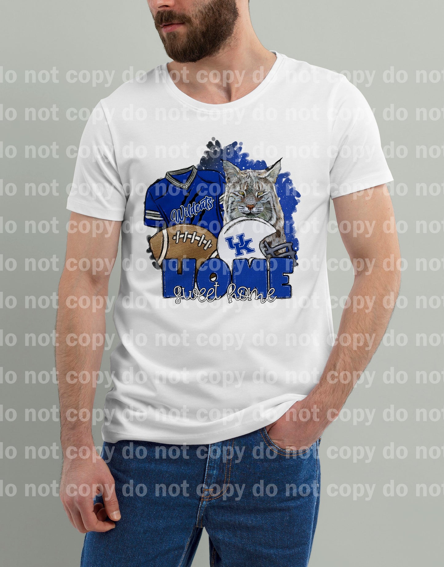 Home Sweet Home Football Cat Dream Print or Sublimation Print