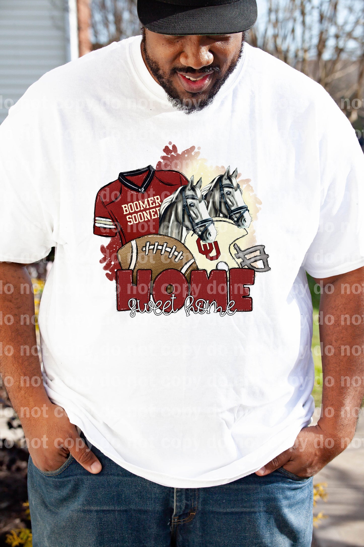 Home Sweet Home Football Horse Dream Print or Sublimation Print