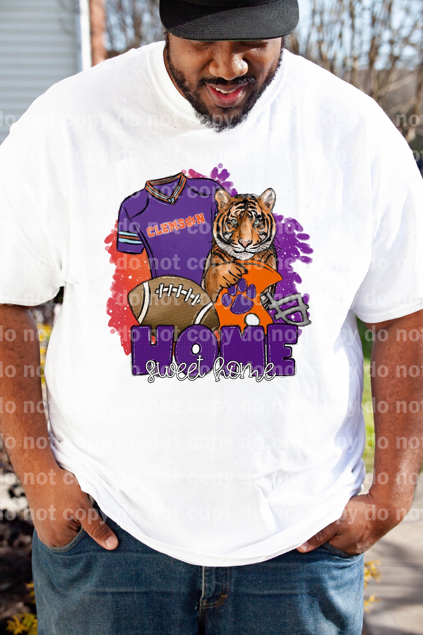 Home Sweet Home Football Tiger Dream Print or Sublimation Print