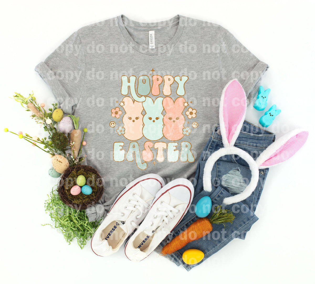 Hoppy Easter Bunnies Dream Print or Sublimation Print