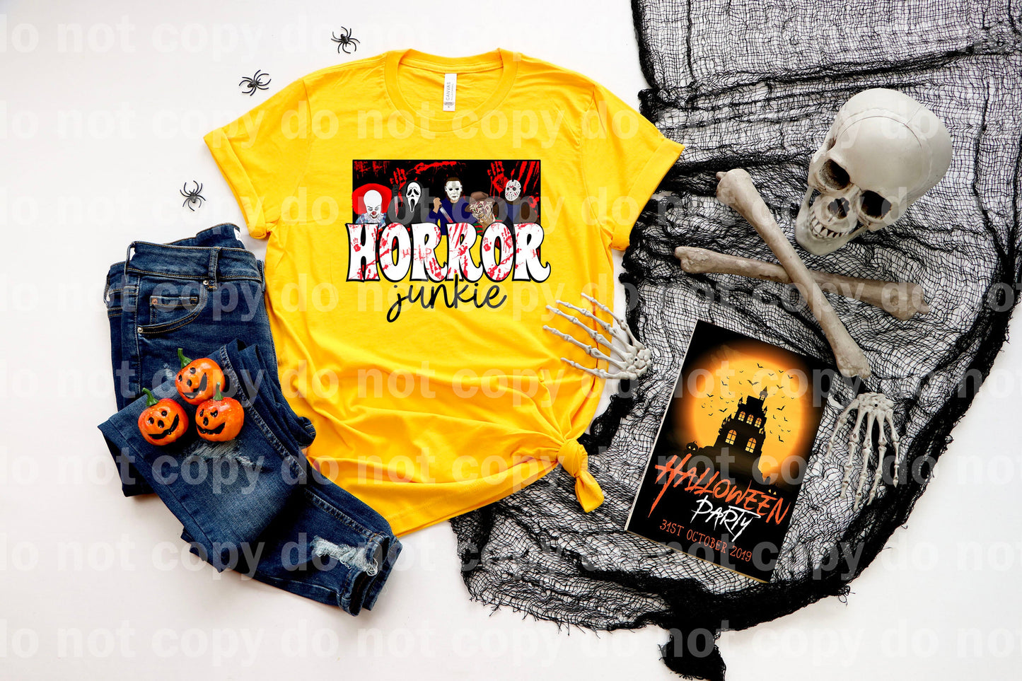 Horror Junkie With Characters Dream Print or Sublimation Print