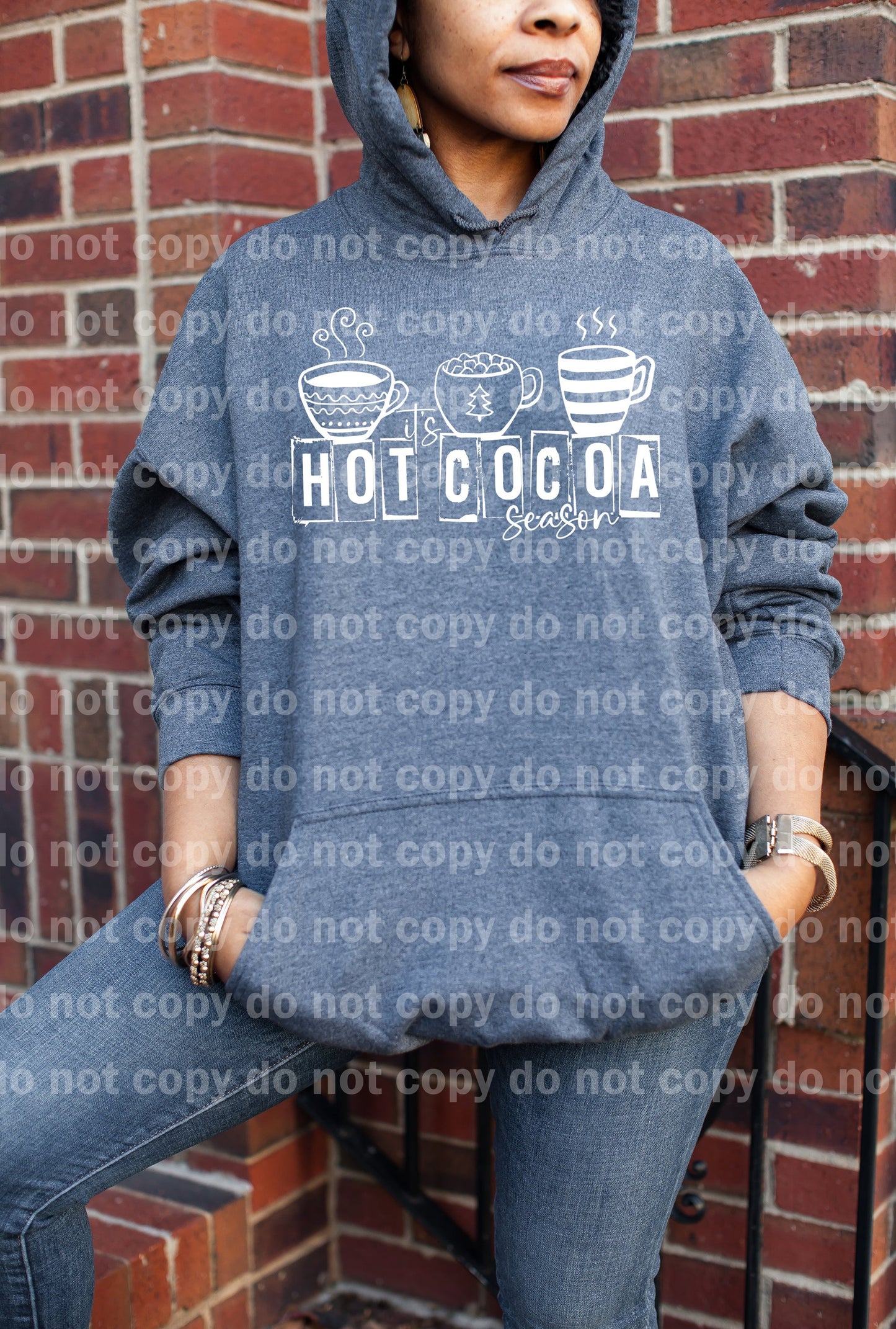 Hot Cocoa Season Full Color/One Color Dream Print or Sublimation Print