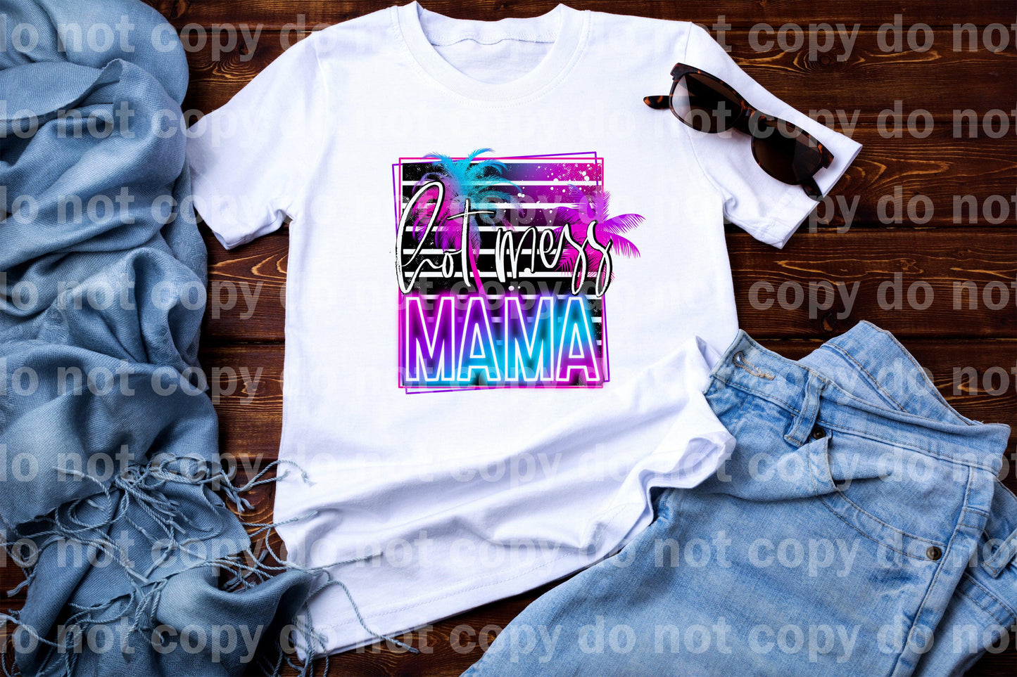 Hot Mess Mama Dream Print or Sublimation Print