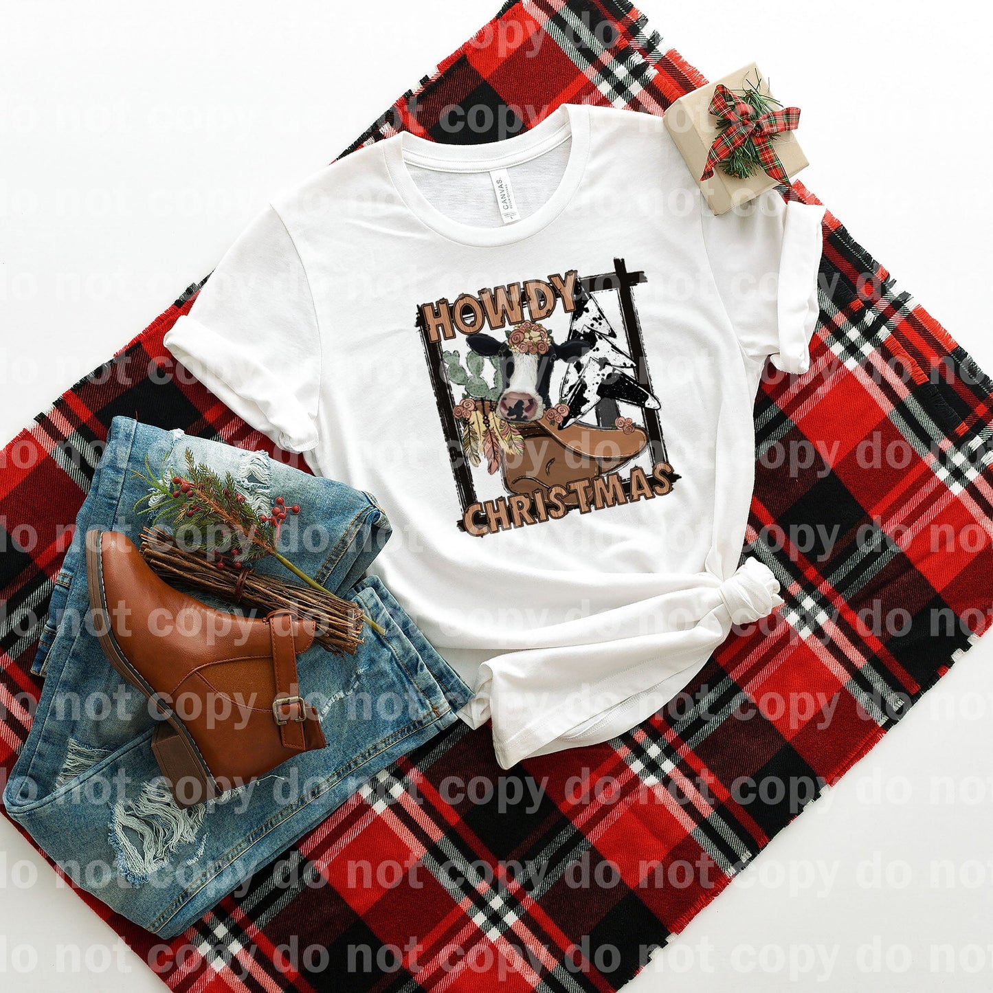 Howdy Christmas Dream Print or Sublimation Print