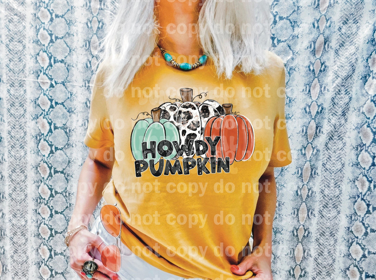 Howdy Pumpkin Dream Print or Sublimation Print