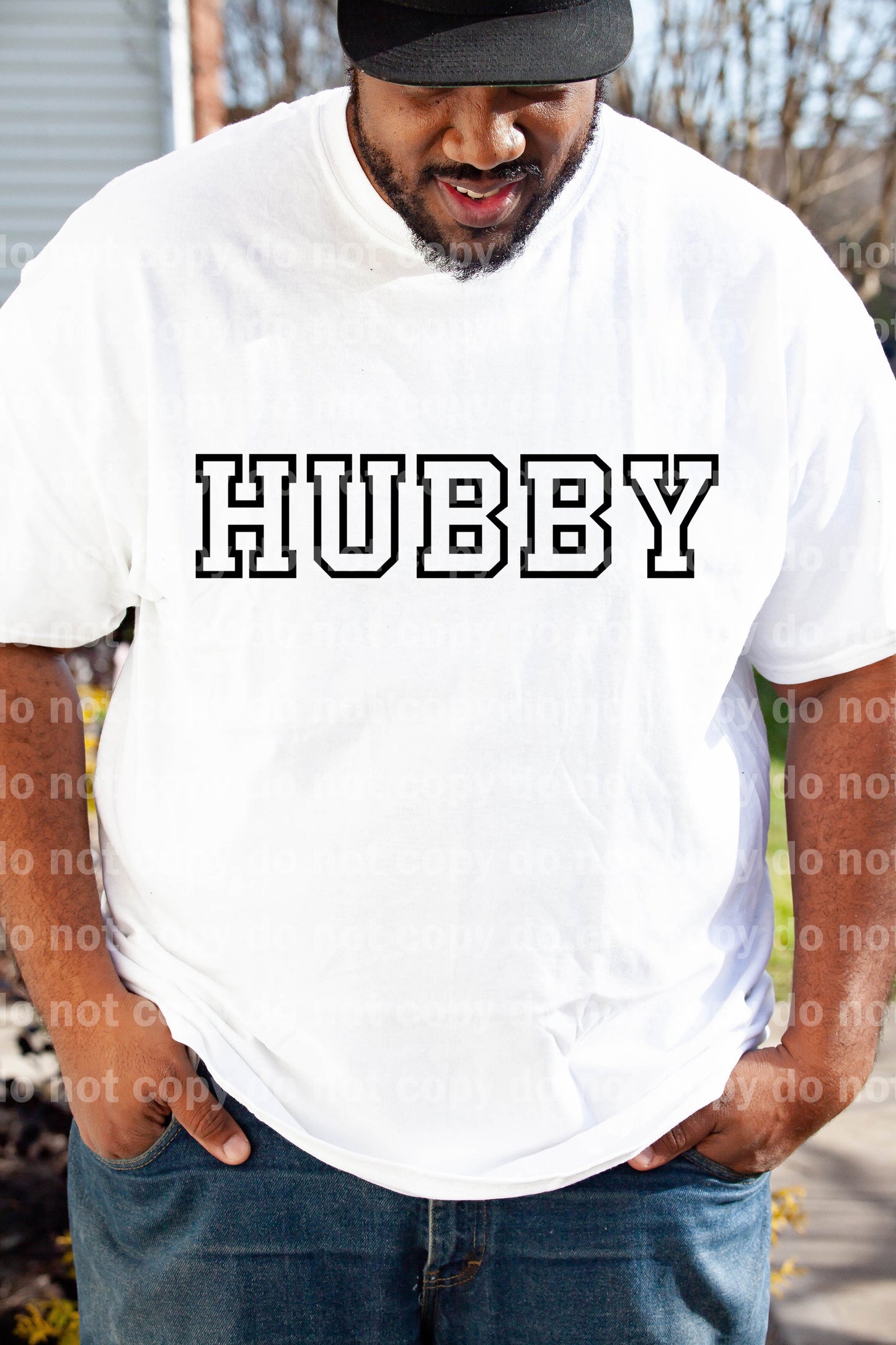 Hubby Black/White Dream Print or Sublimation Print