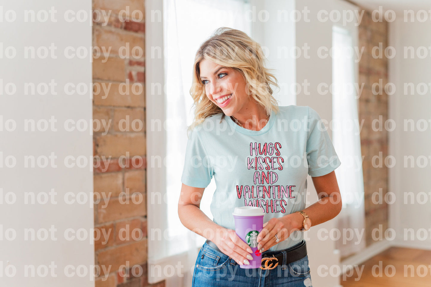 Hugs Kisses and Valentine Wishes Dream Print or Sublimation Print