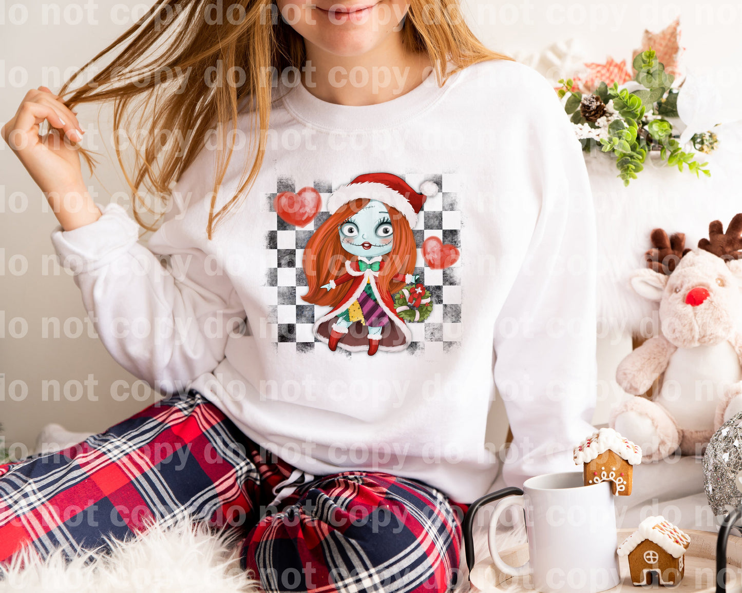 Humanoid Ragdoll Checkered Dream Print or Sublimation Print