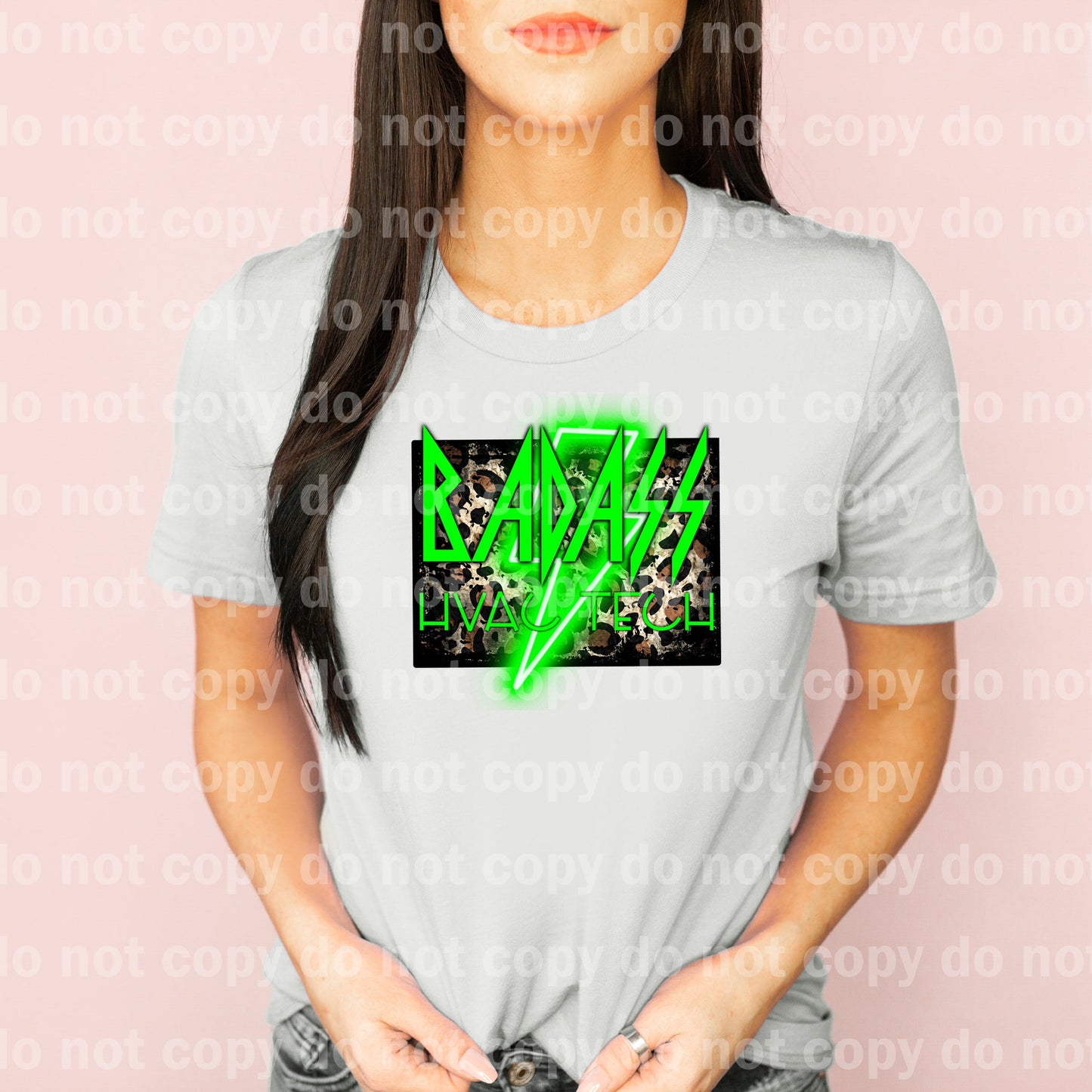 Badass Hvac Tech Green Dream Print or Sublimation Print