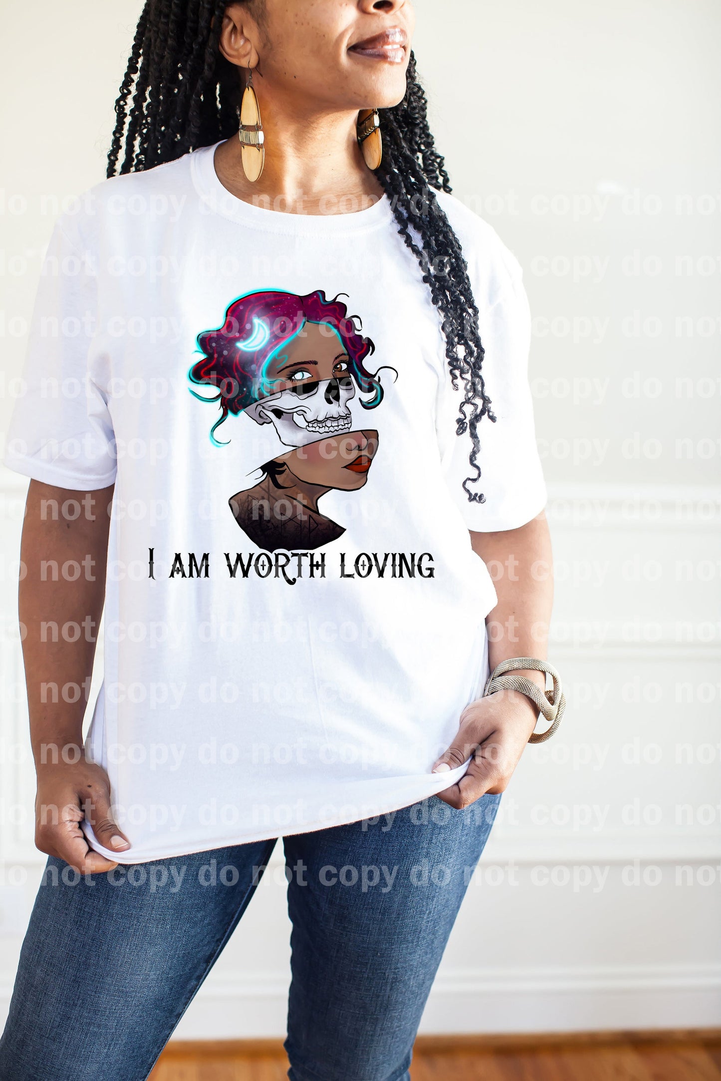 I Am Worth Loving In Various Colors Dream Print or Sublimation Print