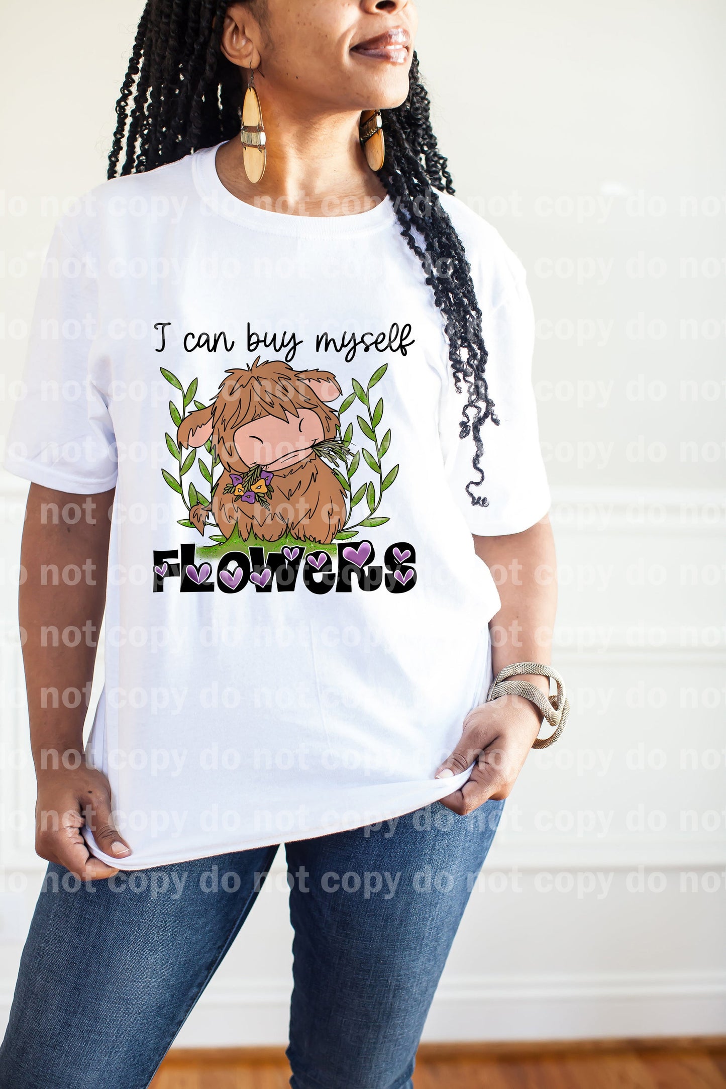 I Can Buy Myself Flowers Cow Dream Print or Sublimation Print