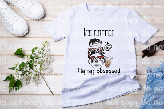 Ice Coffee Horror Obsessed Dream Print o Impresión de sublimación