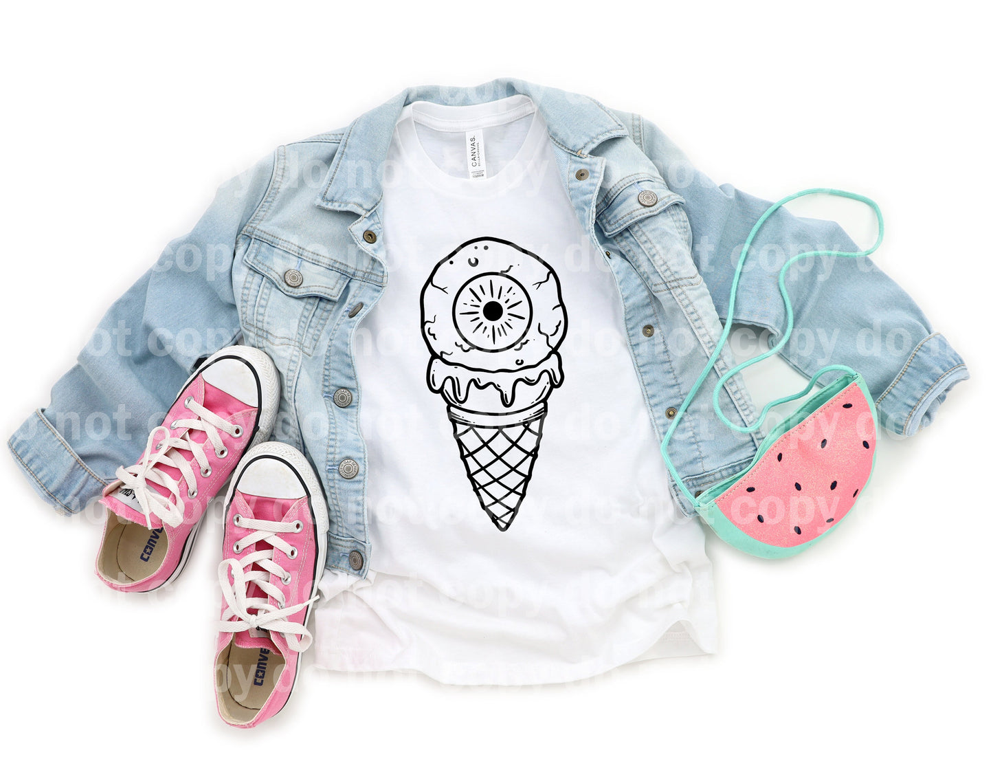 Ice Cream Eye Ball Dream Print or Sublimation Print