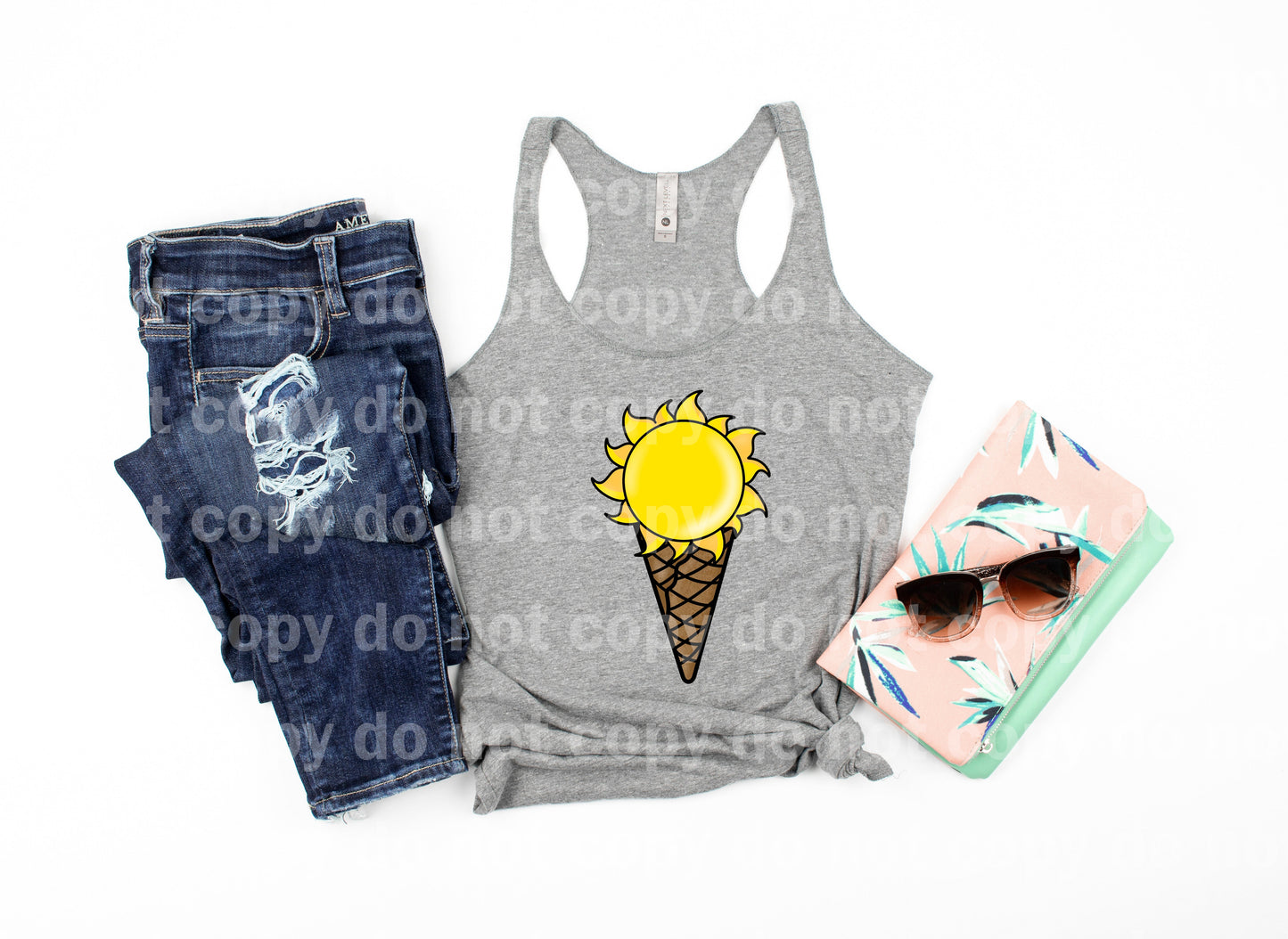 Ice Cream Sun Dream Print or Sublimation Print