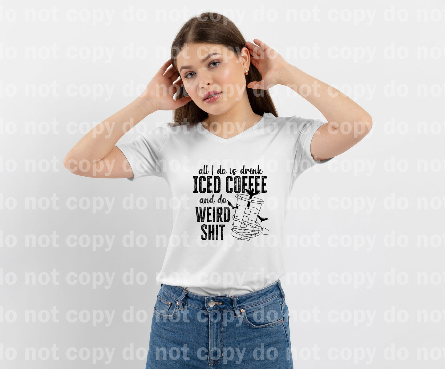 All I Do Is Drink Iced Coffee And Do Weird Shit Dream Print or Sublimation Print