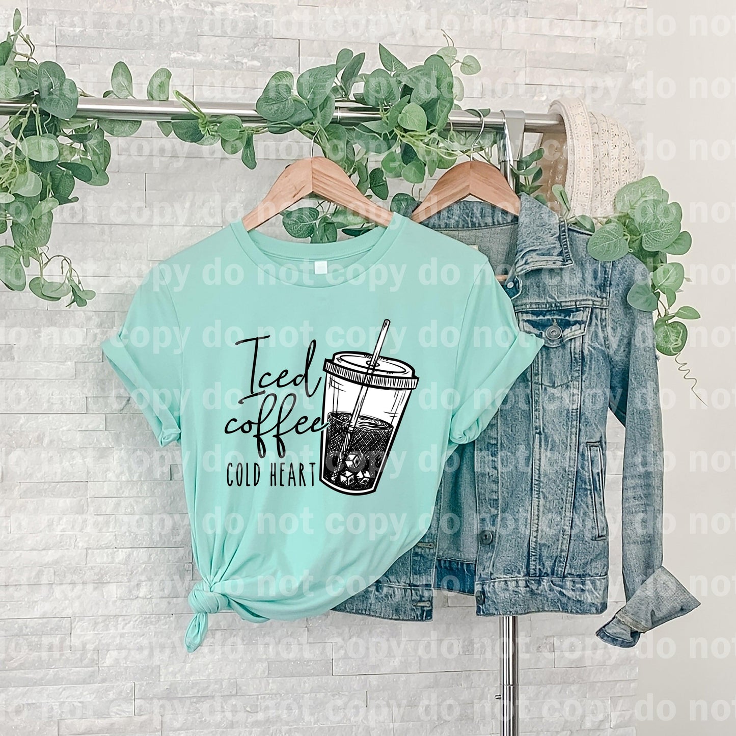 Iced Coffee Cold Heart Dream Print or Sublimation Print