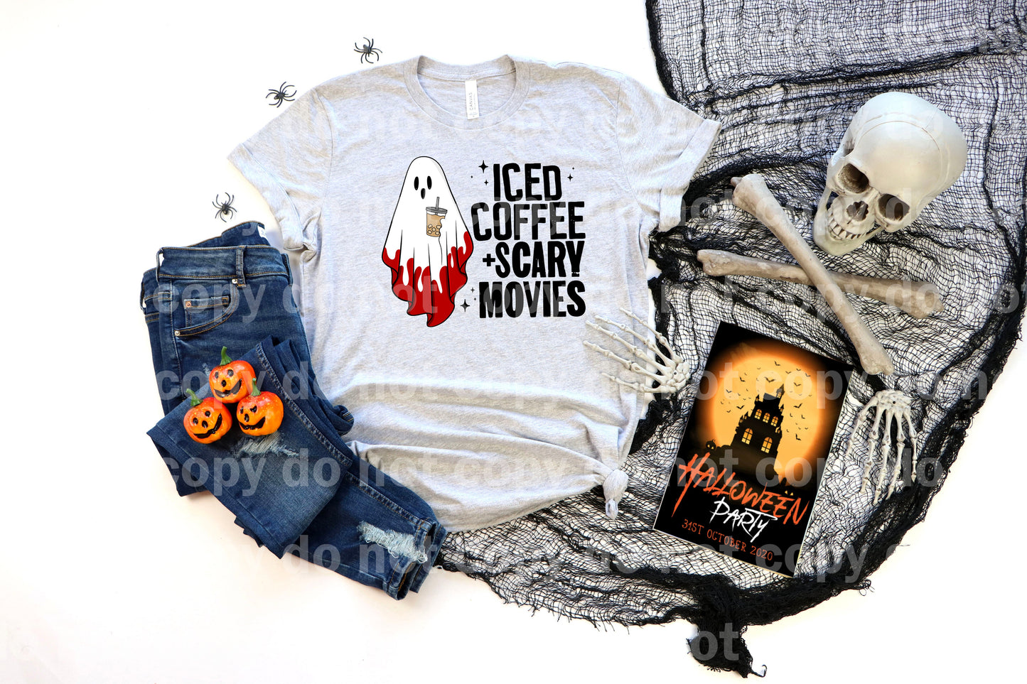 Iced Coffee Plus Scary Movies Dream Print or Sublimation Print