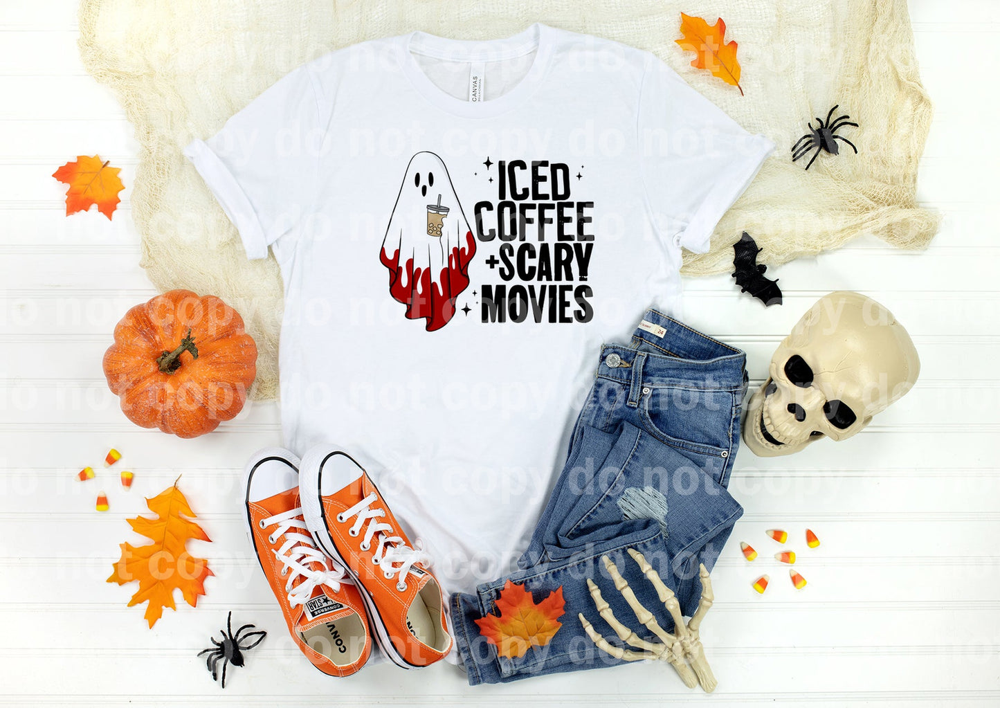 Iced Coffee Plus Scary Movies Dream Print or Sublimation Print