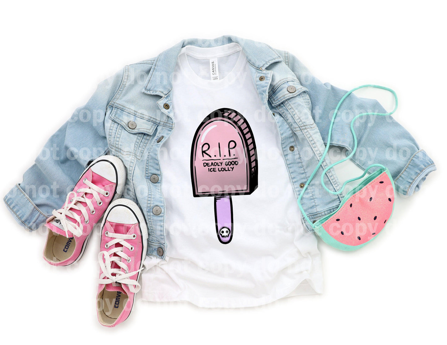 RIP Deadly Good Ice Lolly Gravestone Dream Print or Sublimation Print