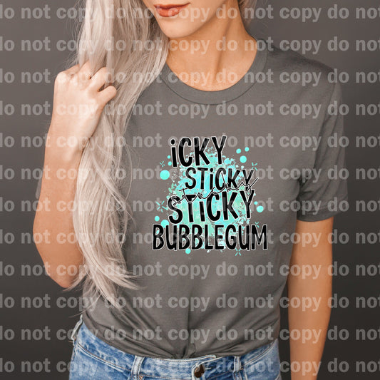 Icky Sticky Sticky Bubblegum Blue/Pink Dream Print or Sublimation Print